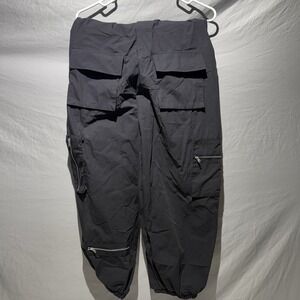 Orange‎ Kiss -Women's Cozy Cargo Jogger Pants With Multi Pockets - Black - XL